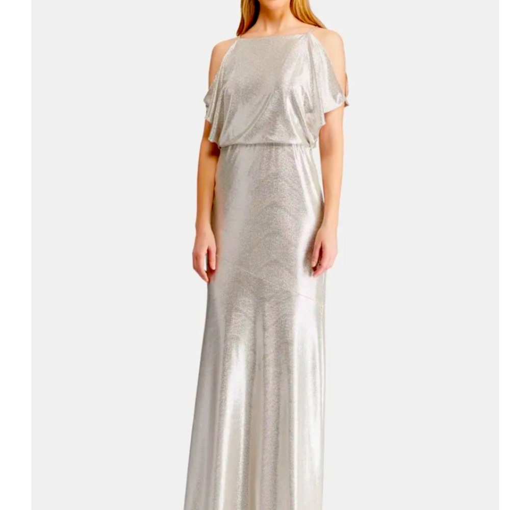Lauren by Ralph Lauren Champagne Evening Dress. Size 14. Never worn!